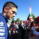 Esteban Ocon (FRA) Force India F1 signs autographs for the fans at Formula One World Championship, Rd13, Italian Grand Prix, Qualifying, Monza, Italy, Sunday 3 September 2017. © Sutton Images