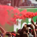 Fans and flares at Formula One World Championship, Rd13, Italian Grand Prix, Race, Monza, Italy, Sunday 3 September 2017. © Sutton Images
