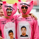 Force India fans dressed as Pink Panther at Formula One World Championship, Rd13, Italian Grand Prix, Preparations, Monza, Italy, Thursday 31 August 2017. © Sutton Images