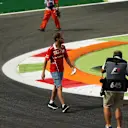 Sebastian Vettel (GER) Ferrari walks the track at Formula One World Championship, Rd13, Italian Grand Prix, Preparations, Monza, Italy, Thursday 31 August 2017. © Sutton Images