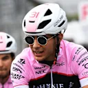 Sergio Perez (MEX) Force India and Esteban Ocon (FRA) Force India F1 cycle the track at Formula One World Championship, Rd13, Italian Grand Prix, Preparations, Monza, Italy, Thursday 31 August 2017. © Sutton Images