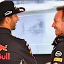 Daniel Ricciardo (AUS) Red Bull Racing and Christian Horner (GBR) Red Bull Racing Team Principal at Formula One World Championship, Rd16, Japanese Grand Prix, Practice, Suzuka, Japan, Friday 6 October 2017. © Mark Sutton/Sutton Images