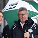 Stoffel Vandoorne (BEL) McLaren and Ross Brawn (GBR) Formula One Managing Director of Motorsports at Formula One World Championship, Rd16, Japanese Grand Prix, Practice, Suzuka, Japan, Friday 6 October 2017. © Mark Sutton/Sutton Images