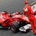 Sebastian Vettel (GER) Ferrari SF70-H in parc ferme at Formula One World Championship, Rd16, Japanese Grand Prix, Qualifying, Suzuka, Japan, Saturday 7 October 2017. © Mark Sutton/Sutton Images