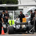 Valtteri Bottas (FIN) Mercedes-Benz F1 W08 Hybrid at Formula One World Championship, Rd16, Japanese Grand Prix, Qualifying, Suzuka, Japan, Saturday 7 October 2017. © Mark Sutton/Sutton Images