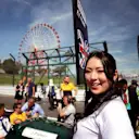 Grid girl at Formula One World Championship, Rd16, Japanese Grand Prix, Race, Suzuka, Japan, Sunday 8 October 2017. © Kym Illman/Sutton Images
