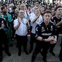 The Mercedes AMG F1 Team celebrate in parc ferme at Formula One World Championship, Rd16, Japanese Grand Prix, Race, Suzuka, Japan, Sunday 8 October 2017. © Kym Illman/Sutton Images
