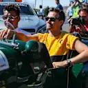 Jolyon Palmer (GBR) Renault Sport F1 Team on the drivers parade at Formula One World Championship, Rd16, Japanese Grand Prix, Race, Suzuka, Japan, Sunday 8 October 2017. © Kym Illman/Sutton Images