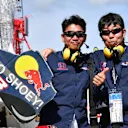 Daniel Ricciardo (AUS) Red Bull Racing fans and banner at Formula One World Championship, Rd16, Japanese Grand Prix, Race, Suzuka, Japan, Sunday 8 October 2017. © Mark Sutton/Sutton Images