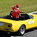 Kimi Raikkonen (FIN) Ferrari on the drivers parade at Formula One World Championship, Rd16, Japanese Grand Prix, Race, Suzuka, Japan, Sunday 8 October 2017. © Mark Sutton/Sutton Images
