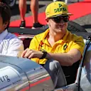Nico Hulkenberg (GER) Renault Sport F1 Team on the drivers parade at Formula One World Championship, Rd16, Japanese Grand Prix, Race, Suzuka, Japan, Sunday 8 October 2017. © Kym Illman/Sutton Images