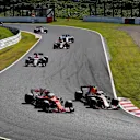 Max Verstappen (NED) Red Bull Racing RB13 passes Sebastian Vettel (GER) Ferrari SF70-H at Formula One World Championship, Rd16, Japanese Grand Prix, Race, Suzuka, Japan, Sunday 8 October 2017. © Kym Illman/Sutton Images