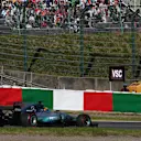 Lewis Hamilton (GBR) Mercedes AMG F1 passes the Virtual Safety Car sign at Formula One World Championship, Rd16, Japanese Grand Prix, Race, Suzuka, Japan, Sunday 8 October 2017. © Mark Sutton/Sutton Images