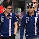 Sergio Perez (MEX) Force India walks the track at Formula One World Championship, Rd16, Japanese Grand Prix, Preparations, Suzuka, Japan, Thursday 5 October 2017. © Mark Sutton/Sutton Images
