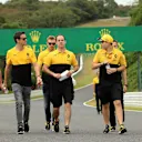 Jolyon Palmer (GBR) Renault Sport F1 Team walks the track at Formula One World Championship, Rd16, Japanese Grand Prix, Preparations, Suzuka, Japan, Thursday 5 October 2017. © Kym Illman/Sutton Images