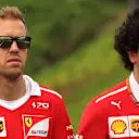 Sebastian Vettel (GER) Ferrari walks the track at Formula One World Championship, Rd16, Japanese Grand Prix, Preparations, Suzuka, Japan, Thursday 5 October 2017. © Kym Illman/Sutton Images