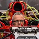 Ferrari SF70-H mechanic in Ferrari SF70-H at Formula One World Championship, Rd16, Japanese Grand Prix, Preparations, Suzuka, Japan, Thursday 5 October 2017. © Manuel Goria/Sutton Images