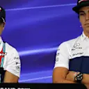 Felipe Massa (BRA) Williams and Lance Stroll (CDN) Williams in the Press Conference at Formula One World Championship, Rd16, Japanese Grand Prix, Preparations, Suzuka, Japan, Thursday 5 October 2017. © Kym Illman/Sutton Images