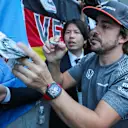 Fernando Alonso (ESP) McLaren signs autographs for the fans at Formula One World Championship, Rd16, Japanese Grand Prix, Preparations, Suzuka, Japan, Thursday 5 October 2017. © Kym Illman/Sutton Images