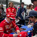 Kimi Raikkonen (FIN) Ferrari signs autographs for the fans at Formula One World Championship, Rd16, Japanese Grand Prix, Preparations, Suzuka, Japan, Thursday 5 October 2017. © Manuel Goria/Sutton Images
