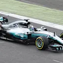 Valtteri Bottas (FIN) Mercedes-Benz F1 W08 Hybrid with rear wing aero detail at Mercedes-Benz F1 W08 Hybrid First Run, Silverstone, England, 23 February 2017. © Sutton Images