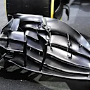 The new Renault Sport F1 Team RS17 front wing detail at Renault Sport F1 Team RS17 Reveal, The Lindley Hall, London, England, 21 February 2017. © Sutton Images