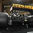 The new Renault Sport F1 Team RS17 rear detail at Renault Sport F1 Team RS17 Reveal, The Lindley Hall, London, England, 21 February 2017. © Sutton Images