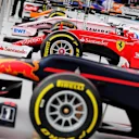 F1 garage at F1 London Live, Trafalgar Square, London, England, Wednesday 12 July