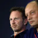 Christian Horner (GBR) Red Bull Racing Team Principal in the Press Conference at Formula One World Championship, Rd15, Malaysian Grand Prix, Practice, Sepang, Malaysia, Friday 29 September 2017. © Rubio/Sutton Images