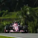 Esteban Ocon (FRA) Force India VJM10 at Formula One World Championship, Rd15, Malaysian Grand Prix, Qualifying, Sepang, Malaysia, Saturday 30 September 2017. © Kym Illman/Sutton Images