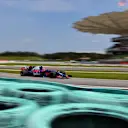 Carlos Sainz (ESP) Scuderia Toro Rosso STR12 at Formula One World Championship, Rd15, Malaysian Grand Prix, Qualifying, Sepang, Malaysia, Saturday 30 September 2017. © Mark Sutton/Sutton Images