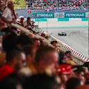Fans watch the action at Formula One World Championship, Rd15, Malaysian Grand Prix, Qualifying, Sepang, Malaysia, Saturday 30 September 2017. © Kym Illman/Sutton Images