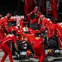 Sebastian Vettel (GER) Ferrari SF70-H at Formula One World Championship, Rd15, Malaysian Grand Prix, Qualifying, Sepang, Malaysia, Saturday 30 September 2017. © Kym Illman/Sutton Images