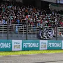 Pole sitter Lewis Hamilton (GBR) Mercedes AMG F1 celebrates in parc ferme at Formula One World Championship, Rd15, Malaysian Grand Prix, Qualifying, Sepang, Malaysia, Saturday 30 September 2017. © Mark Sutton/Sutton Images