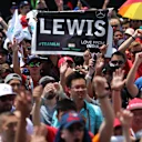 Lewis Hamilton (GBR) Mercedes AMG F1 fans and banner at Formula One World Championship, Rd15, Malaysian Grand Prix, Qualifying, Sepang, Malaysia, Saturday 30 September 2017. © Kym Illman/Sutton Images