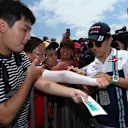 Felipe Massa (BRA) Williams signs autographs for the fans at Formula One World Championship, Rd15, Malaysian Grand Prix, Qualifying, Sepang, Malaysia, Saturday 30 September 2017. © Kym Illman/Sutton Images