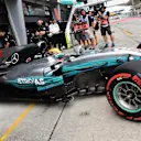 Lewis Hamilton (GBR) Mercedes-Benz F1 W08 Hybrid at Formula One World Championship, Rd15, Malaysian Grand Prix, Qualifying, Sepang, Malaysia, Saturday 30 September 2017. © Mark Sutton/Sutton Images