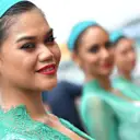 Grid girl at Formula One World Championship, Rd15, Malaysian Grand Prix, Race, Sepang, Malaysia, Sunday 1 Octoberr 2017. © Mark Sutton/Sutton Images