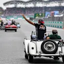Carlos Sainz jr (ESP) Scuderia Toro Rosso on the drivers parade at Formula One World Championship, Rd15, Malaysian Grand Prix, Race, Sepang, Malaysia, Sunday 1 Octoberr 2017. © Mark Sutton/Sutton Images