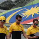 Jolyon Palmer (GBR) Renault Sport F1 Team walks the track at Formula One World Championship, Rd15, Malaysian Grand Prix, Preparations, Sepang, Malaysia, Thursday 28 September 2017. © Francois Tremblay/Sutton Images