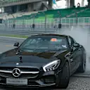 Lewis Hamilton (GBR) Mercedes AMG F1 in a Mercedes AMG GTS at Formula One World Championship, Rd15, Malaysian Grand Prix, Preparations, Sepang, Malaysia, Thursday 28 September 2017. © Kym Illman/Sutton Images