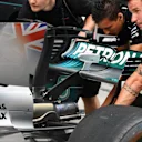 Mercedes-Benz F1 W08 Hybrid T-wing detail at Formula One World Championship, Rd15, Malaysian Grand Prix, Preparations, Sepang, Malaysia, Thursday 28 September 2017. © Mark Sutton/Sutton Images