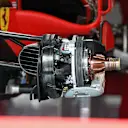 Ferrari SF70-H front brake and wheel hub detail at Formula One World Championship, Rd15, Malaysian Grand Prix, Preparations, Sepang, Malaysia, Thursday 28 September 2017. © Mark Sutton/Sutton Images