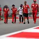 Sebastian Vettel (GER) Ferrari walks the track at Formula One World Championship, Rd15, Malaysian Grand Prix, Preparations, Sepang, Malaysia, Thursday 28 September 2017. © Kym Illman/Sutton Images