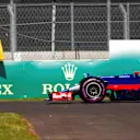Brendon Hartley (NZL) Scuderia Toro Rosso STR12 stops on track in FP1 at Formula One World Championship, Rd18, Mexican Grand Prix, Practice, Circuit Hermanos Rodriguez, Mexico City, Mexico, Friday 27 October 2017. © Sam Bloxham/LAT/Sutton Images