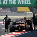 McLaren mechanics push Stoffel Vandoorne (BEL) McLaren MCL32 in pit lane at Formula One World Championship, Rd18, Mexican Grand Prix, Practice, Circuit Hermanos Rodriguez, Mexico City, Mexico, Friday 27 October 2017. © Mark Sutton/Sutton Images