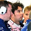 Sergio Perez (MEX) Force India at Formula One World Championship, Rd18, Mexican Grand Prix, Practice, Circuit Hermanos Rodriguez, Mexico City, Mexico, Friday 27 October 2017. © Mark Sutton/Sutton Images