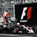 Antonio Giovinazzi (ITA) Haas VF-17 at Formula One World Championship, Rd18, Mexican Grand Prix, Practice, Circuit Hermanos Rodriguez, Mexico City, Mexico, Friday 27 October 2017. © Mark Sutton/Sutton Images