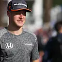 Stoffel Vandoorne (BEL) McLaren at Formula One World Championship, Rd18, Mexican Grand Prix, Practice, Circuit Hermanos Rodriguez, Mexico City, Mexico, Friday 27 October 2017. © Mirko Stange/Sutton Images