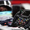 Daniel Ricciardo (AUS) Red Bull Racing RB13 steering wheel at Formula One World Championship, Rd18, Mexican Grand Prix, Practice, Circuit Hermanos Rodriguez, Mexico City, Mexico, Friday 27 October 2017. © Mark Sutton/Sutton Images